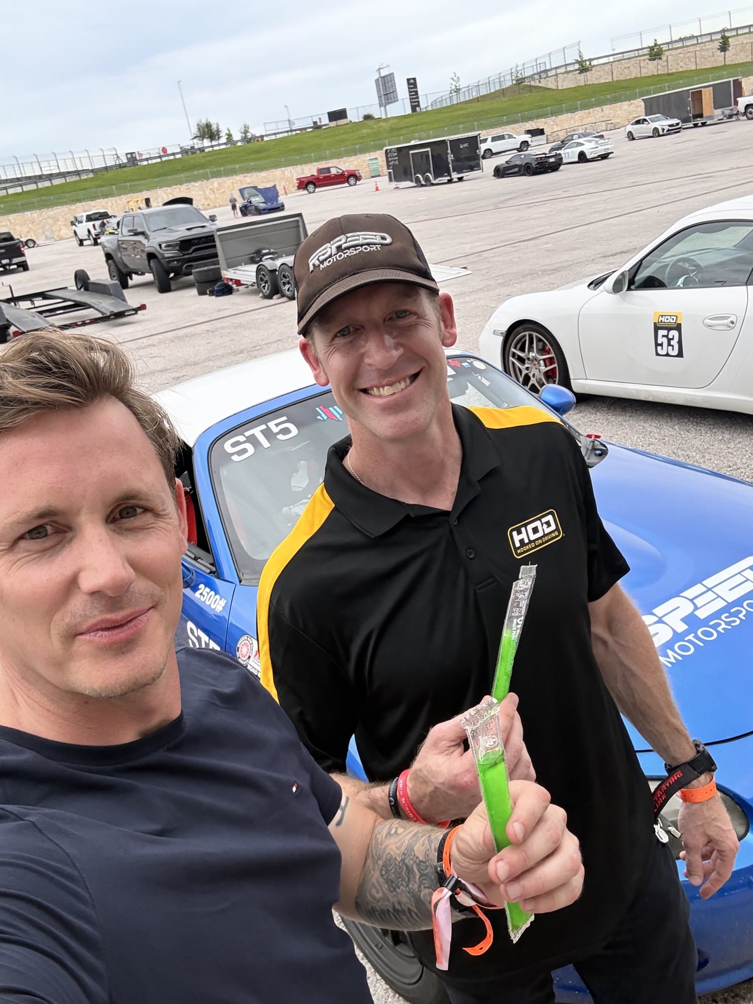The Drive At The Limit Porsche 987 at speed on track at Motorsport Ranch Cresson